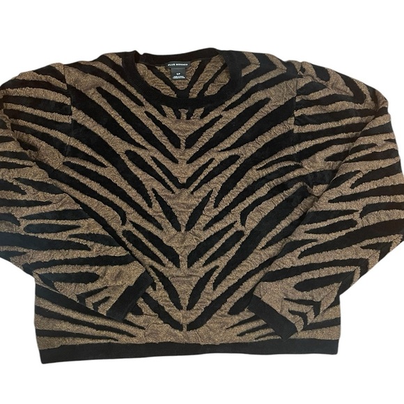 Club Monaco Animal Print Sweater | Size S - Picture 1 of 8